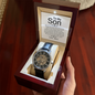 Last day to order for V-Day & Huge Price Cut, To my Son , From Mom - To a Remarkable Young Man - Strength, Wisdom & Courage - Openwork Watch, Case, and Message Card