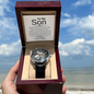 Last day to order for V-Day & Huge Price Cut, To my Son , From Mom - To a Remarkable Young Man - Strength, Wisdom & Courage - Openwork Watch, Case, and Message Card