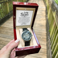 Last day to order for V-Day & Huge Price Cut, To my Son , From Mom - To a Remarkable Young Man - Strength, Wisdom & Courage - Openwork Watch, Case, and Message Card