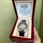 Last day to order for V-Day & Huge Price Cut, To my Son , From Mom - To a Remarkable Young Man - Strength, Wisdom & Courage - Openwork Watch, Case, and Message Card