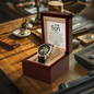 Last day to order for V-Day & Huge Price Cut, To my Son , From Mom - To a Remarkable Young Man - Strength, Wisdom & Courage - Openwork Watch, Case, and Message Card