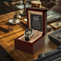New Price Cut for Today. To Our Son, Remarkable Young Man - Strength, Wisdom & Courage - Openwork Watch, Case, and Message Card