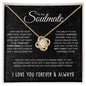 To My Soulmate Love Knot Necklace