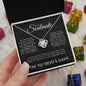 To My Soulmate Love Knot Necklace