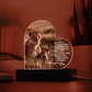 To My Daughter – Lioness Acrylic Plaque | A Mother's Love & Strength