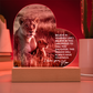 To My Daughter – Lioness Acrylic Plaque | A Mother's Love & Strength