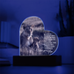 To My Daughter – Lioness Acrylic Plaque | A Mother's Love & Strength