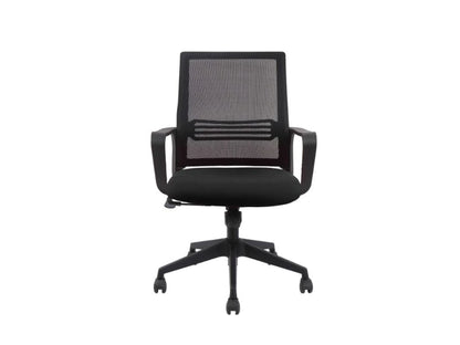 Experience Ultimate Comfort and Style with our Full Back Revolving Ergonomic Office Chair in Sleek Black Wengue Finish!