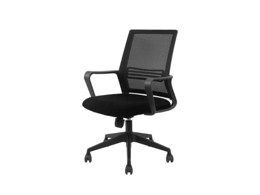 Experience Ultimate Comfort and Style with our Full Back Revolving Ergonomic Office Chair in Sleek Black Wengue Finish!